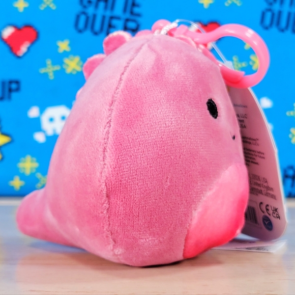 Squishmallow Poleena the Dinosaur 3" Clip UltraSoft Prehistoric Squad Toy Plush - Picture 2 of 11